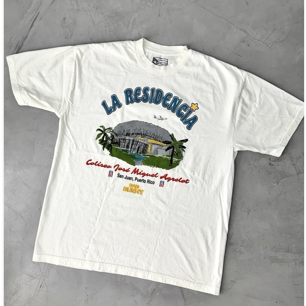 Bad Bunny‎ La Residencia T-Shirt (L) Puerto Rico Venue Exclusive Merch